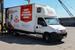Camion de livraison des bacs roulants
